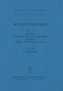 Tapa de Cicero, scripta quae manserunt omnia