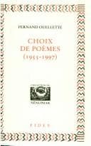 Tapa de Choix de poèmes, 1955-1997