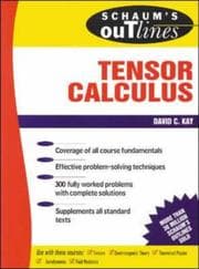 Tapa de Schaum's outline of theory and problems of tensor calculus