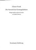 Tapa de Die Vernunft des Gottesgedankens