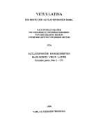 Tapa de Altlateinische Handschriften =