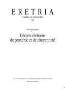 Tapa de Décrets érétriens de proxénie et de citoyenneté