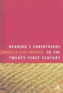 Tapa de Reading 1 Corinthians in the twenty-first century