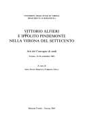 Tapa de Vittorio Alfieri e Ippolito Pindemonte nella Verona del Settecento