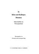 Tapa de In Klios und Kalliopes Diensten