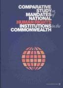 Tapa de Comparative study on mandates of national human rights institutions in the Commonwealth