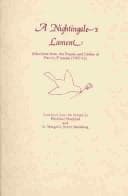 Tapa de A nightingale's lament