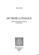 Tapa de De Troie à Ithaque