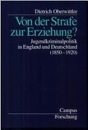 Tapa de Von der Strafe zur Erziehung?