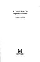 Tapa de A course book in English grammar