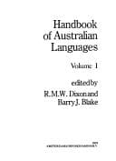 Tapa de Handbook of Australian Languages