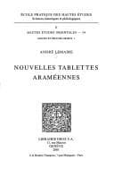 Tapa de Nouvelles tablettes araméennes