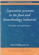 Tapa de Separation processes in the food and biotechnology industries