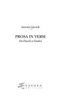 Tapa de Prosa in versi