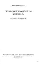 Tapa de Die Hinwendung Spaniens zu Europa
