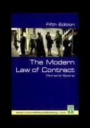 Tapa de The modern law of contract