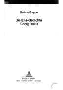Tapa de Die Elis-Gedichte Georg Trakls