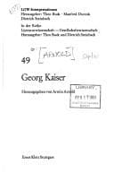 Tapa de Georg Kaiser