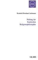 Tapa de Prüfung der Kantischen Religionsphilosophie, in Hinsicht auf die ihr beygelegte Aehnlichkeit mit dem reinen Mystizism