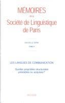Tapa de Les langues de communication