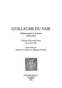 Tapa de Guillaume du Vair