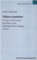 Tapa de Tulliana simplicitas