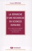 Tapa de La démarche d'une recherche en sciences humaines