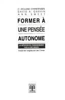 Tapa de Former à une pensée autonome