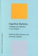 Tapa de Cognitive stylistics