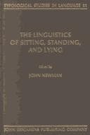 Tapa de The linguistics of sitting, standing, and lying
