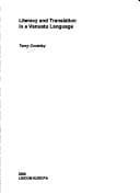 Tapa de Literacy and translation in a Vanuatu language