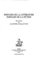 Tapa de Partages de la littérature, partages de la fiction
