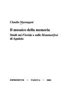 Tapa de Il mosaico della memoria