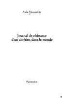 Tapa de Journal de résistance d'un chrétien dans le monde