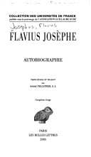 Tapa de Flavius Josèphe Autobiographie