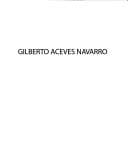Tapa de Gilberto Aceves Navarro