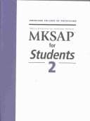 Tapa de MKSAP for students 2