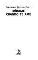 Tapa de Mírame cuando te ame