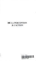 Tapa de De la perception à l'action