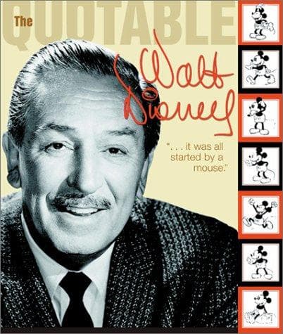 Tapa de Quotable Walt Disney
