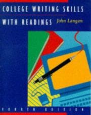 Tapa de College writing skills, with readings