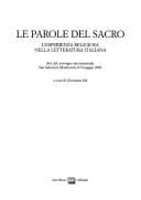 Tapa de Le parole del sacro