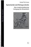 Tapa de Epistolarit at und Heilsgeshichte: eine rezeptions asthetische Auslegung des R omerbriefes