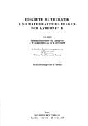 Tapa de Diskrete Mathematik und mathematische Fragen der Kybernetik