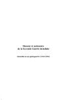 Tapa de Histoire et mémoires de la seconde guerre mondiale