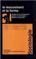 Tapa de Le Mouvement et la forme