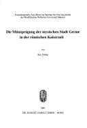 Tapa de Die Münzprägung der mysischen Stadt Germe in der römischen Kaiserzeit
