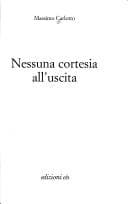 Tapa de Nessuna cortesia all'uscita