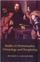 Tapa de Studies in hermeneutics, christology, and discipleship