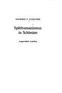 Tapa de Späthumanismus in Schlesien